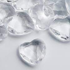 Diamanter Hjerte Klar 12mm